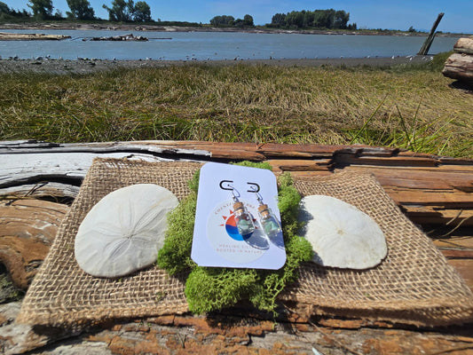 Coastal Tierra Kin "Rocks in a Bottle" Earrings