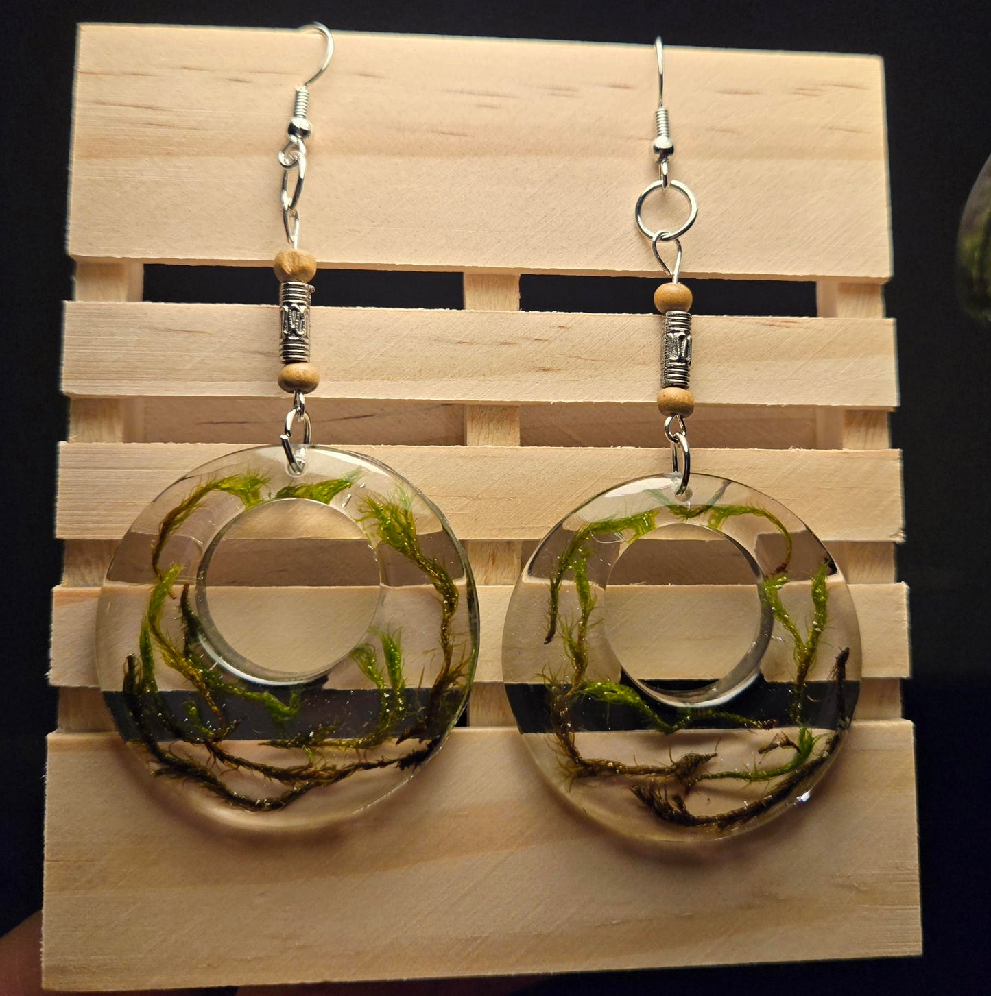 Forest Moss Hoops