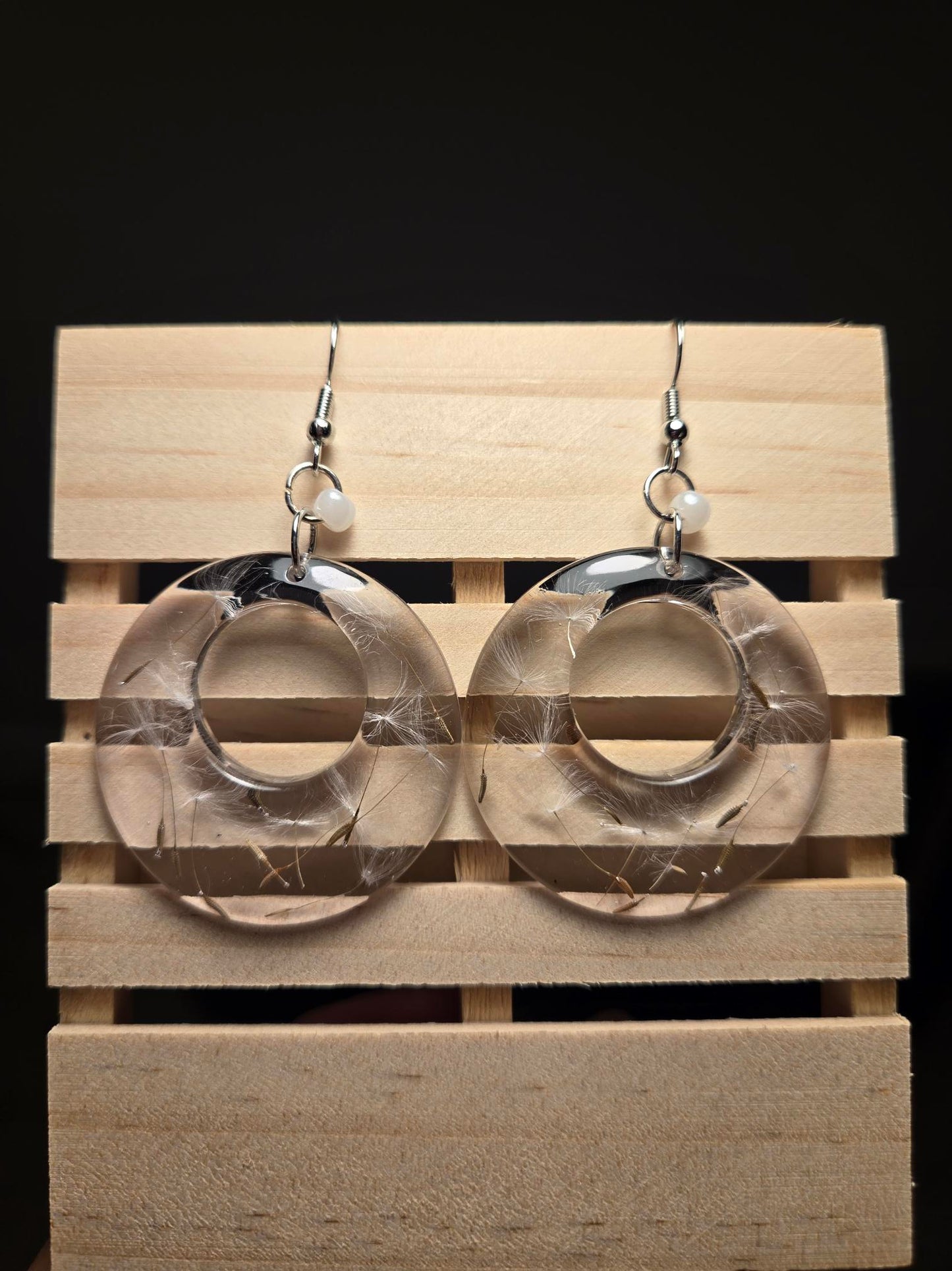 Puff Dandelion Hoops