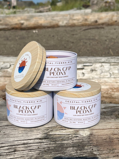 Black Cap Peony Candle