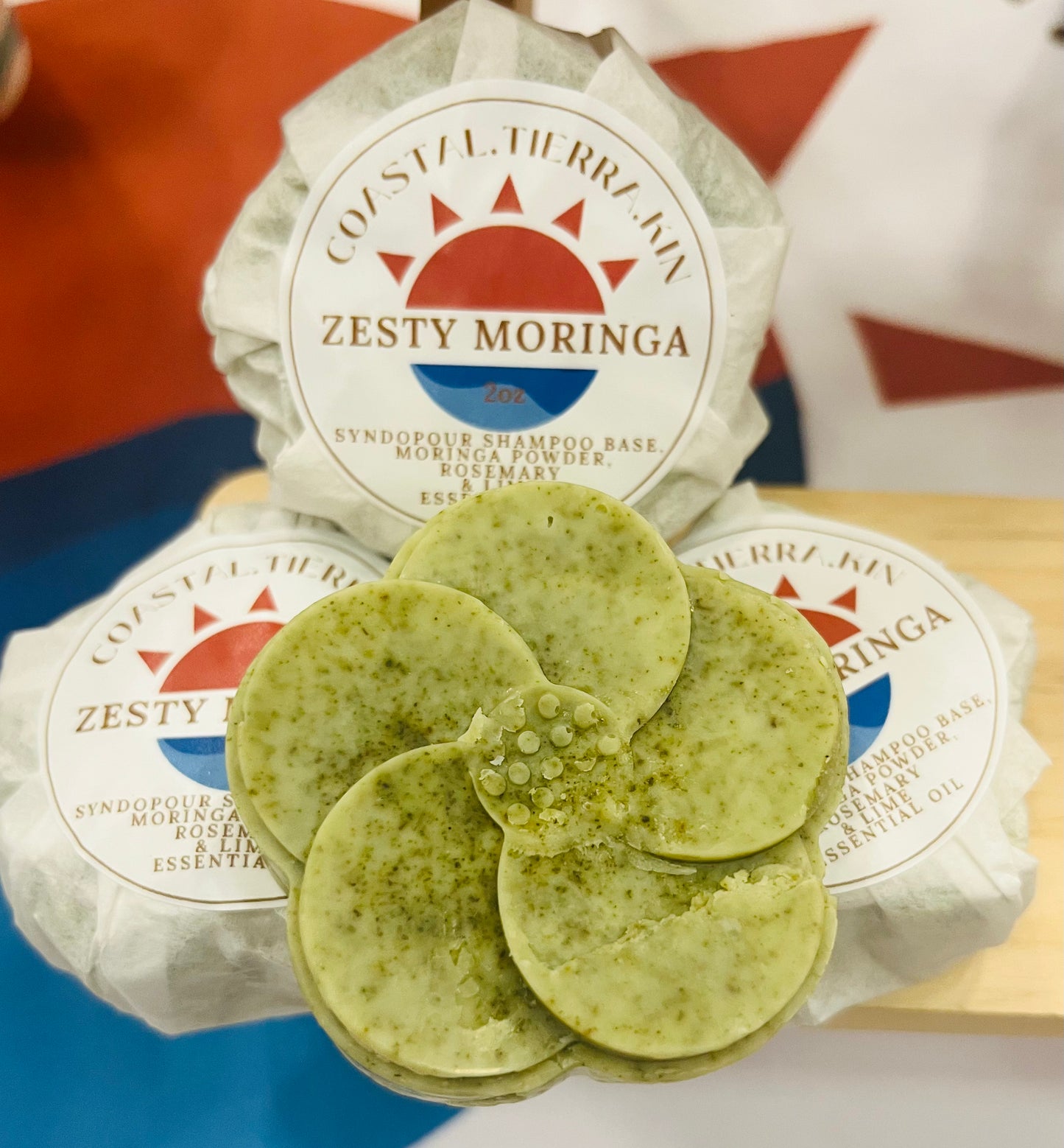 Zesty Moringa Shampoo Bar