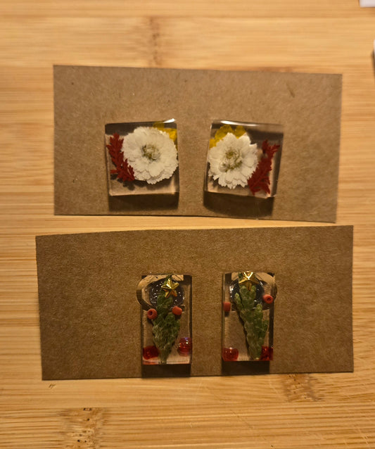 Holiday earrings
